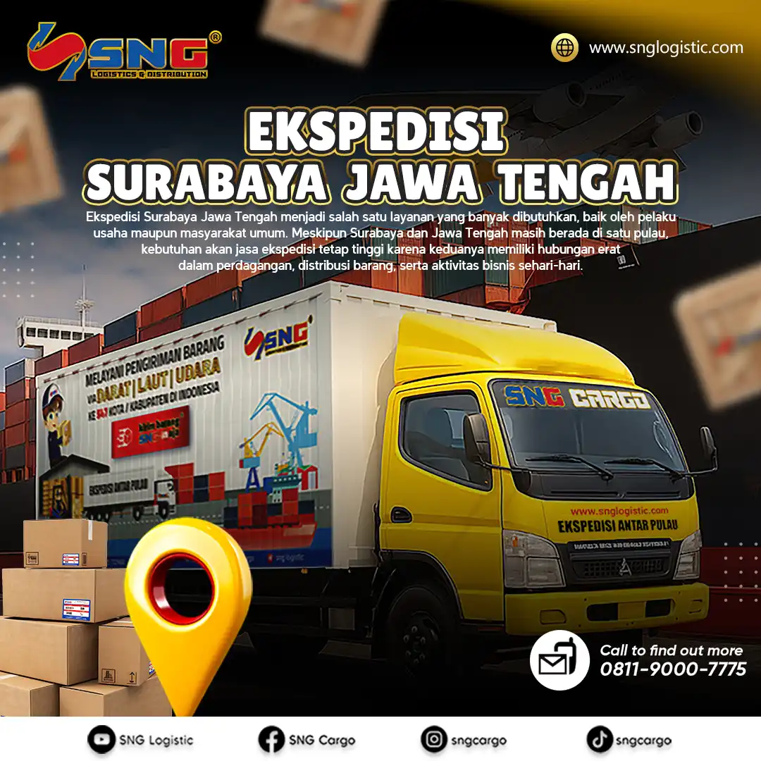 Ekspedisi Surabaya Jawa Tengah Mulai Rp3.500/Kg